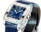 Swiss Replica Cartier Santos Blue Dial 100th Anniversary 2824 Movement Ladies Watch (3)_th.jpg